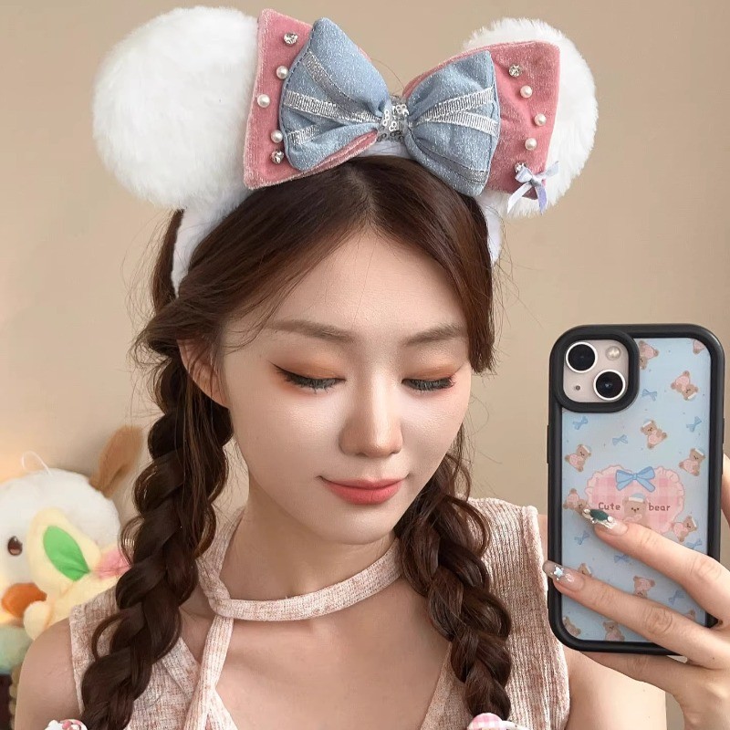 Băng đô nơ kiểu Pháp sang trọng, phù hợp mùa thu đông