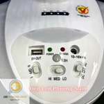 Giá Sỉ ONL - [HONJIANDA] Quạt sạc tích điện để bàn AC&DC 12 inch Honjianda FL314 1-2 pin - có đèn LED & USB - Bảo Hành 1 — ảnh 1
