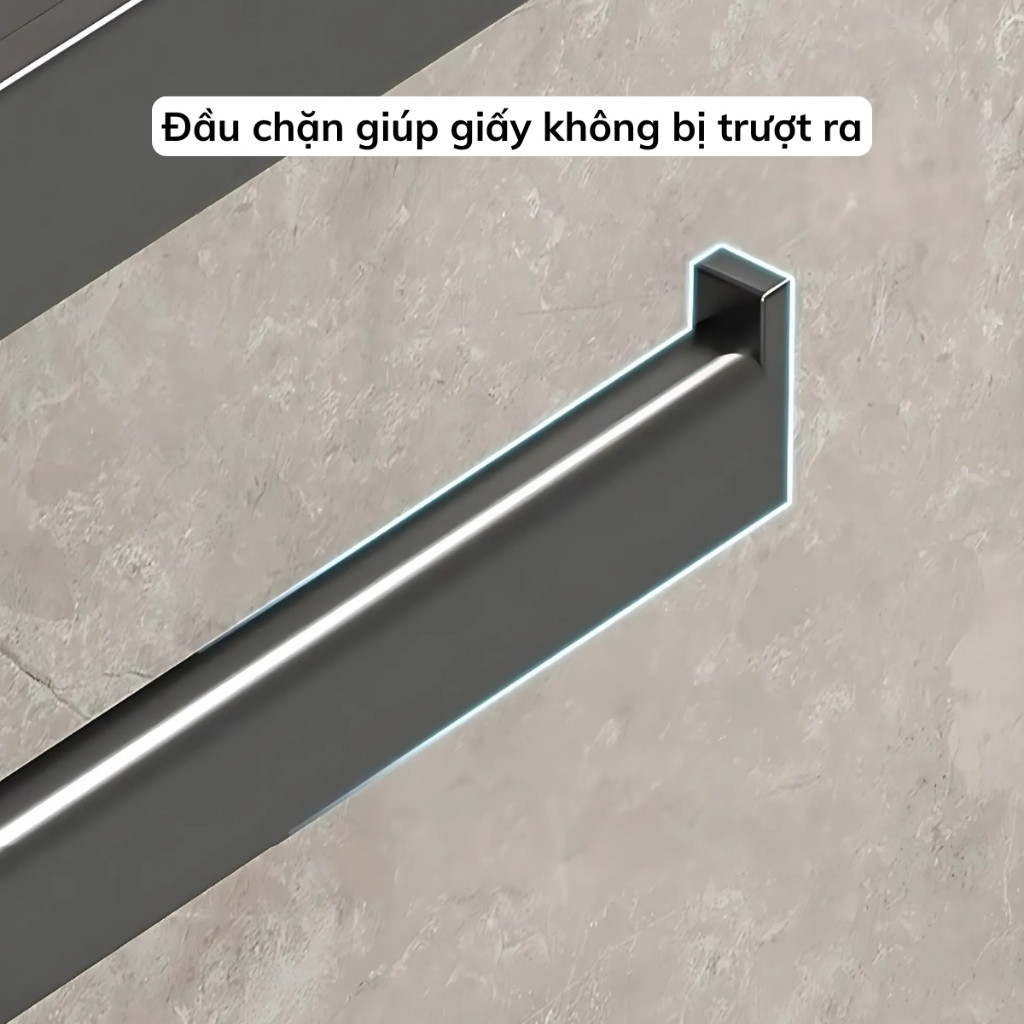 Kệ Để Giấy Vệ Sinh Treo Tường Có Ngăn Đựng Đồ Tiện Lợi, Giá Đựng Giấy Vệ Sinh Bằng Nhựa Dán Tường