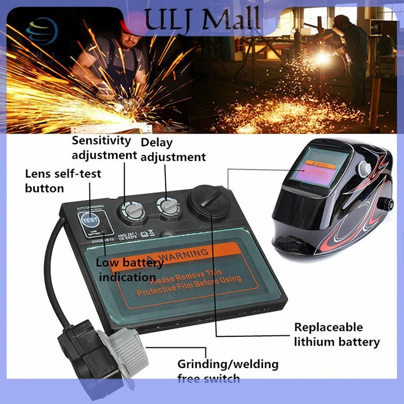 Mặt nạ hàn tự điều chỉnh độ tối với ống kính - ULJ Auto Solar Darkening TIG