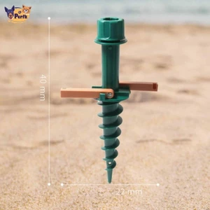 Bãi Biển Ô Cát Neo Vít Auger Di Động Tiện Lợi Dù Hạng Nặng