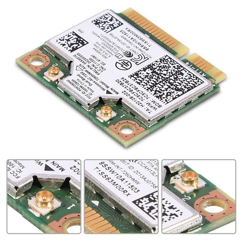 Notebook Tích Hợp Thẻ Không Dây Cho 7260HMW 7260AC 867M Dual Band 5G Thẻ Không Dây BT4.0 Cho 04X6090 04X6010