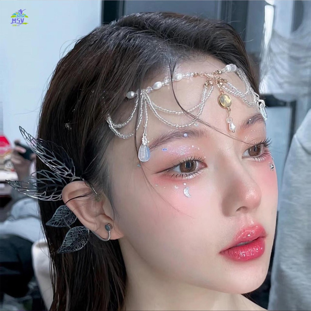 Dây Xích Mũ Đội Đầu Có Thể Điều Chỉnh Mặt Dây Chuyền Mũ Trang Sức Thanh Lịch Cho Công Chúa Đảng Ủng Hộ Phụ Kiện