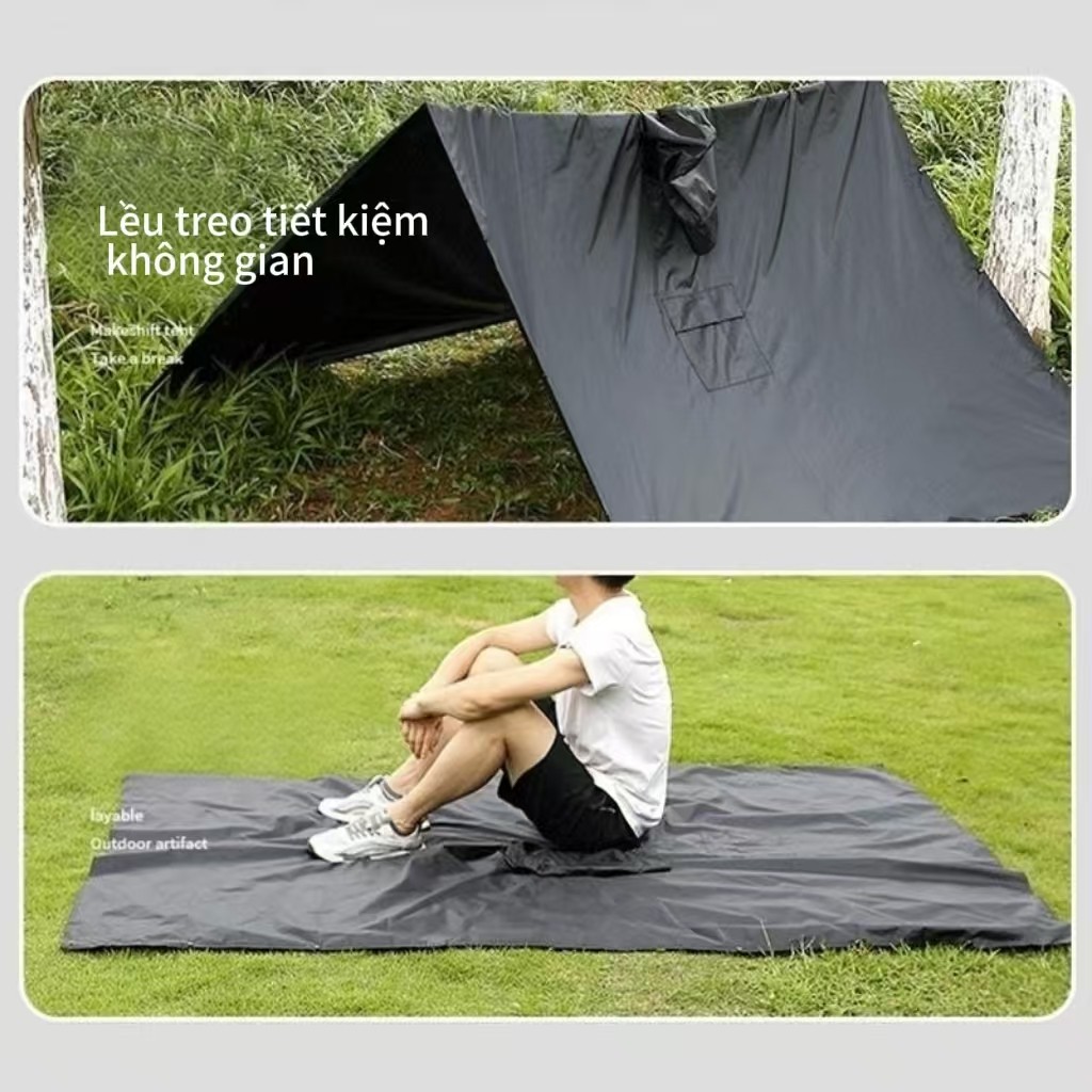 Áo mưa 3 trong 1 chống thấm cho người lớn, phù hợp đi xe đạp, câu cá, leo núi, đi bộ, dùng chung cho nam và nữ, đa năng.