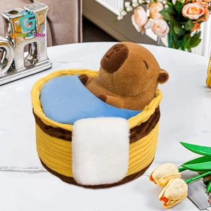 Gamchiano Capybara Đồ chơi sang trọng, Búp bê sang trọng Capybara, Đồ chơi sang trọng Capybara Trang trí phòng trẻ em