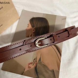 Misa Da Có Thể Tháo Rời Thắt Lưng Thời Trang Pin Khóa Rộng Thắt Lưng Vintage Áo Đầm Thắt Lưng Cho Nữ