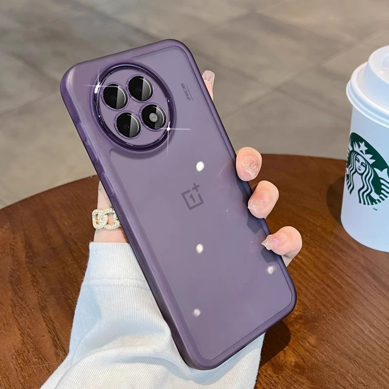 Dành Cho OnePlus Ace 5 Pro 3 3v 3 2 5G Matte Case Silicon Trong Suốt Bảo Vệ Ống Kính Máy Ảnh