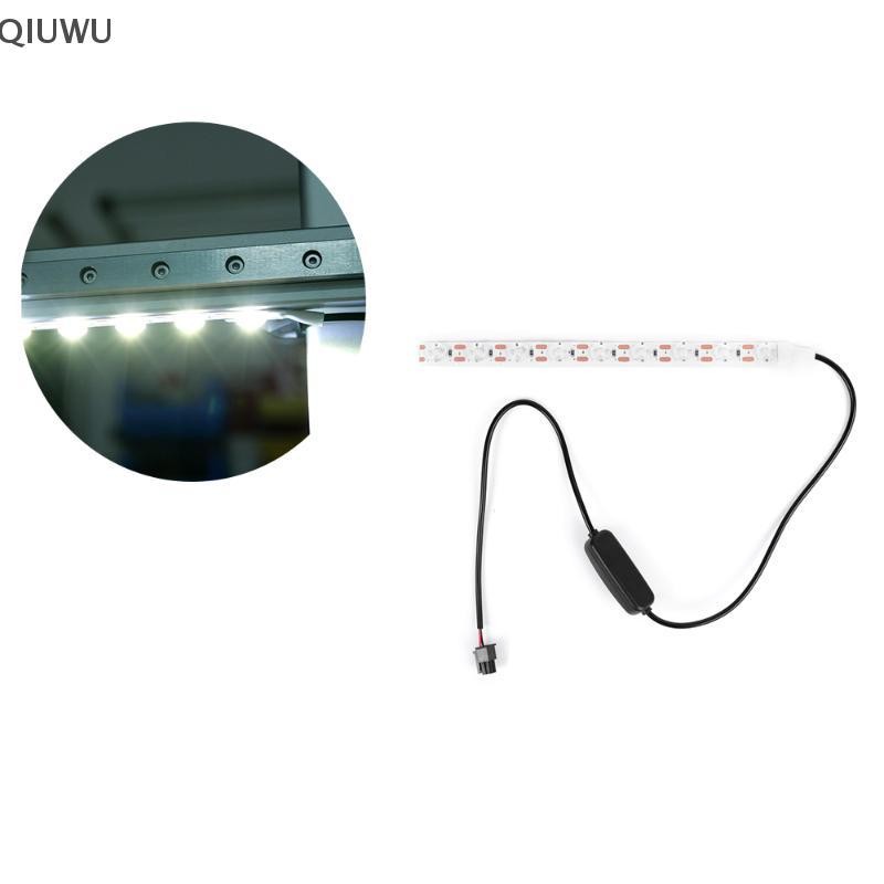 QIUWU Nâng cấp Dải đèn Led cho Bambu Lab A1 / A1mini Ra95 Đèn lấp đầy 24V Ánh sáng trắng siêu sáng cho phụ kiện máy in 3D Bambulab.