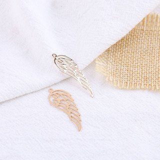Tự Làm Handmade Phụ Kiện Trang Sức Thật Mạ Vàng Bảo Quản Màu Lá Lông Bướm Ngựa Chuồn Bông Tai Bông Tai