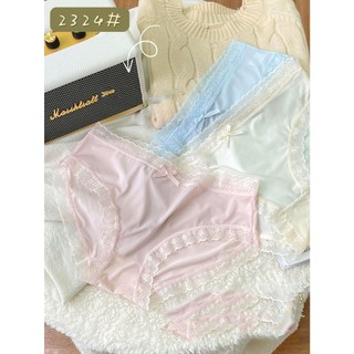 Set 3 Quần Lót Su Viền Ren 325 SIêu Mát Co Giãn Thoải Mái Đủ Size 45-60kg - Màu ngẫu nhiên