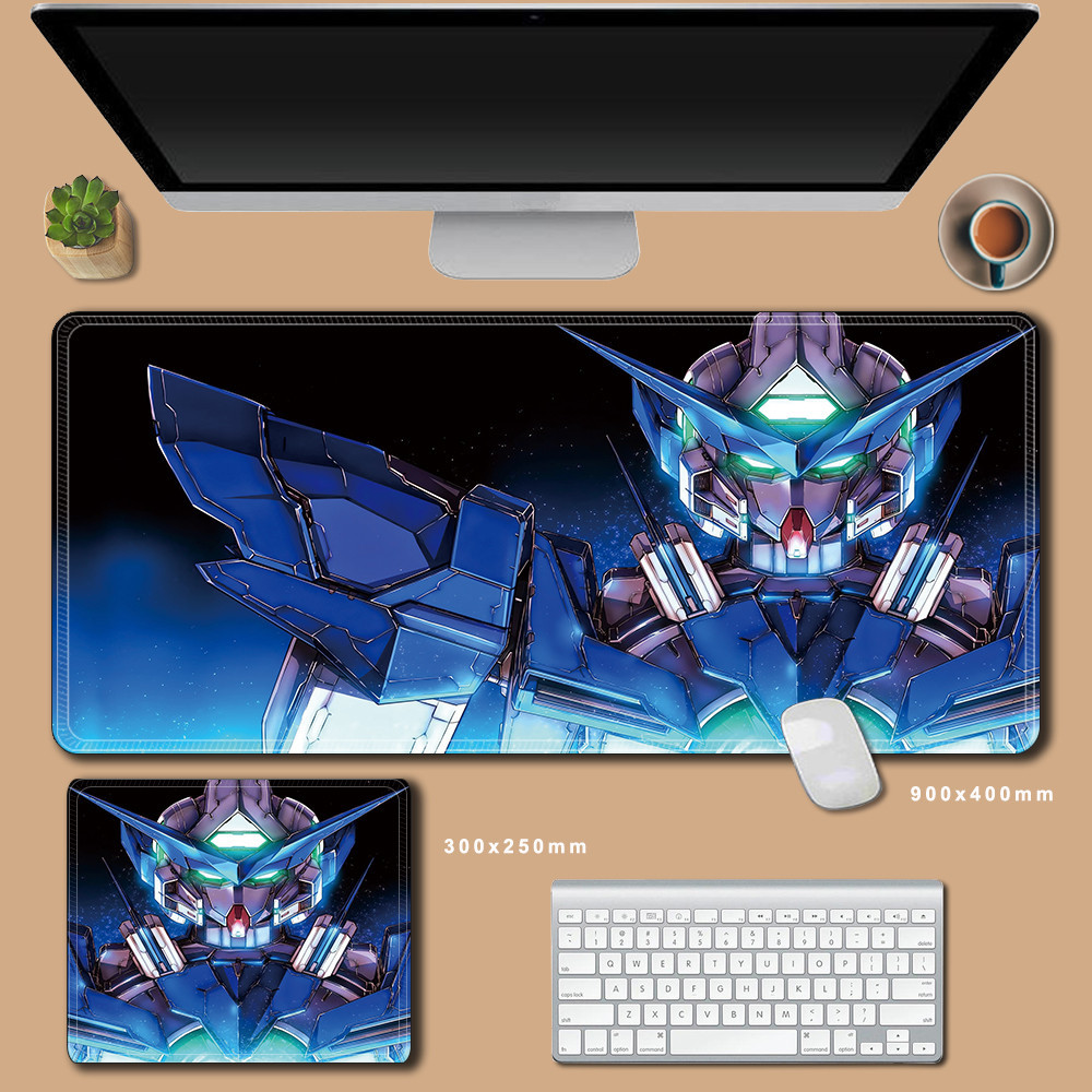 GUNDAM Mousepad XXL 90X40CM Di Động Phù Hợp Với Lockedge Văn Phòng Máy Tính Để Bàn Thảm Bàn Phím Chuột Miếng Lót Anime Laptop Đệm