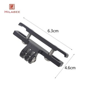 Hilabee Xe Đạp Camera Gắn Kẹp CNC Yên Giá Đỡ Hợp Kim Nhôm Giá Đỡ Máy Ảnh Cho 6 4 Hero6 / 5 / 4 / 3 3