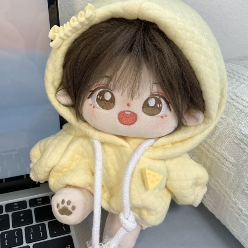 Quần áo búp bê Cotton 20cm dễ thương Áo có mũ trùm đầu giá rẻ Không có thuộc tính Búp bê đa năng Quần áo trẻ em Búp bê thay thế quần áo