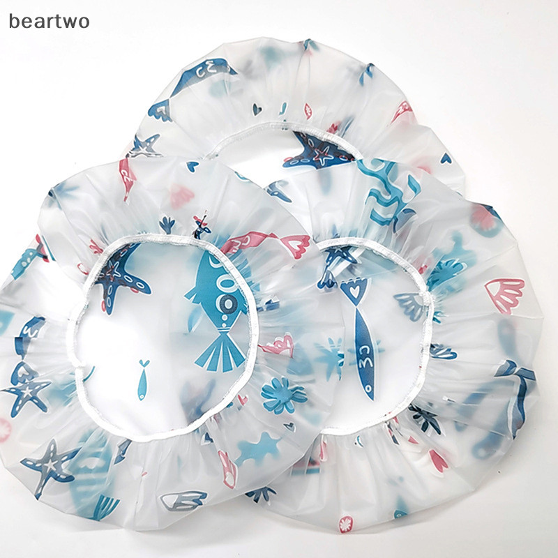 < Beartwo > Vòi hoa sen chống thấm nước Dày co giãn cho nữ Salon tóc Đồ dùng cho nữ Vòi hoa sen đẹp