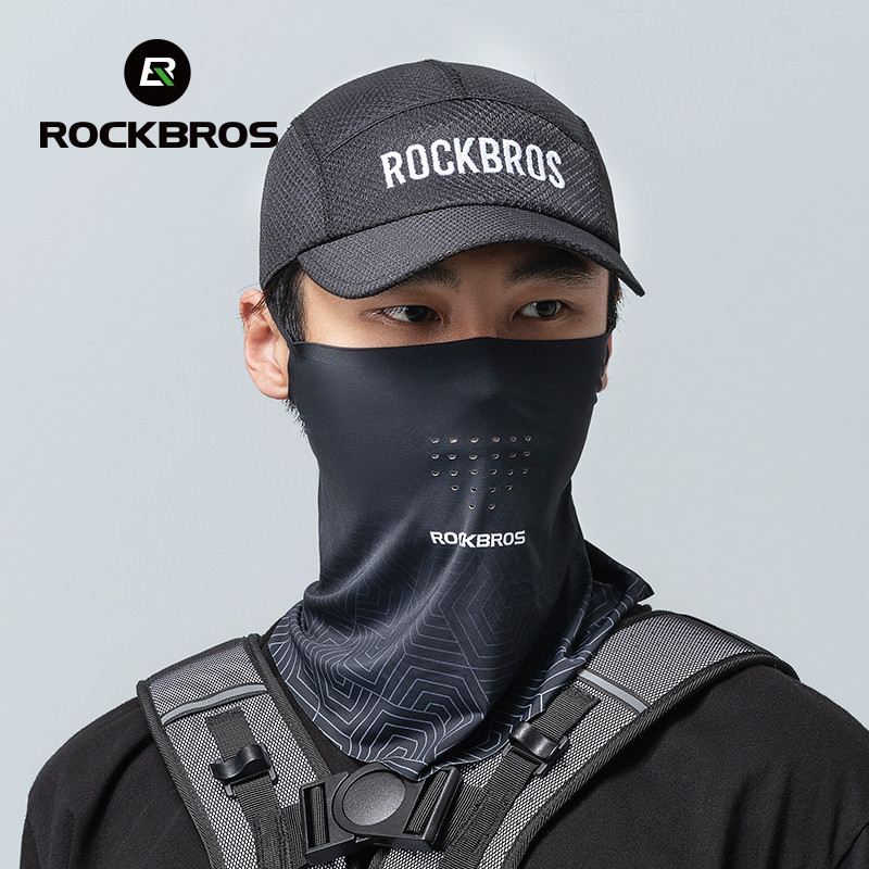 Mặt nạ chống nắng ROCKBROS với băng lụa thoáng khí, bảo vệ tia UV, phù hợp cho hoạt động ngoài trời như đi xe đạp và thể thao