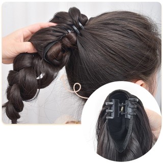 Ngoạm Tết Bản To Dài 35cm, Tóc Giả Bện Đuôi Ngựa Phong Cách Trung Hoa HaminStore