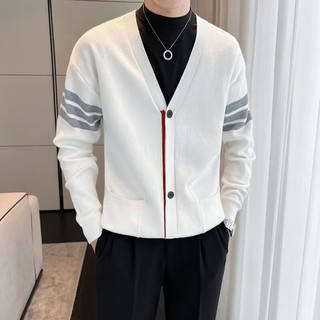 Áo len Dichuangzhe Áo len Cardigan nam dáng rộng