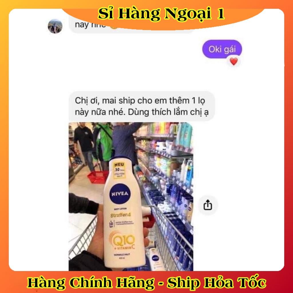 Dưỡng thể Nivea Q10+Vitamin C giúp trắng da, chống lão hoá của Đức- Nội địa Đức Đủ Bill
