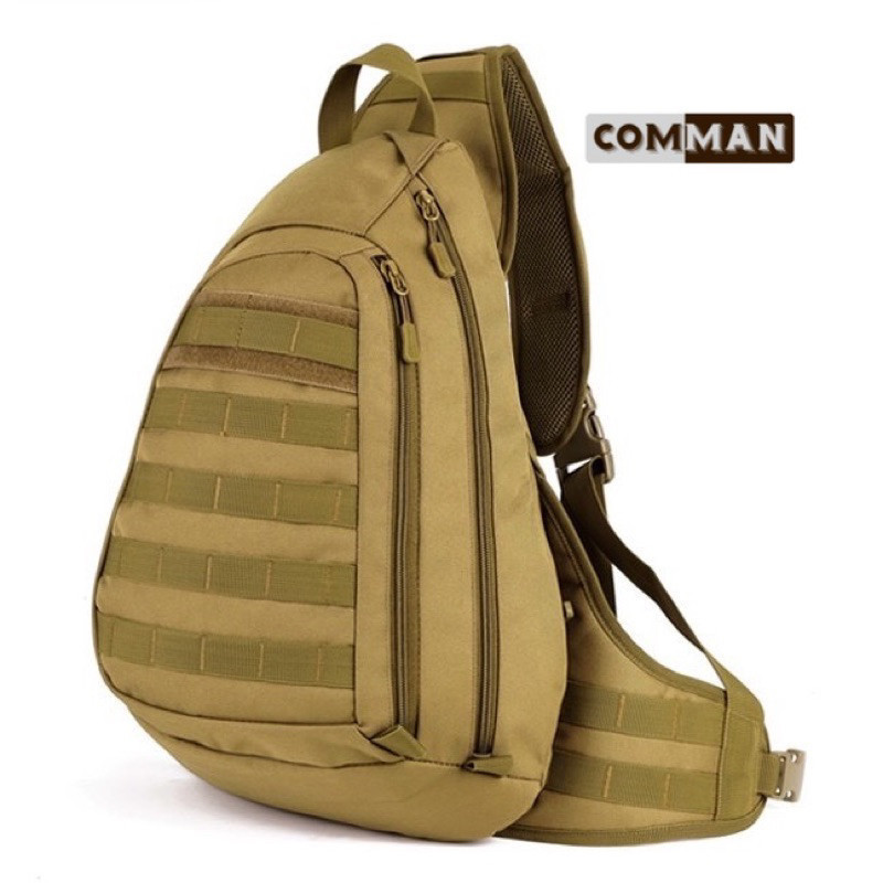 Balo đeo chéo chiến thuật COMMAN_Military Sling Chest Pack Bag Molle Daypack