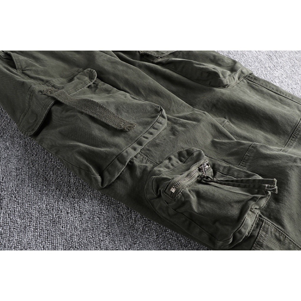 Quần jogger phong cách Retro co giãn