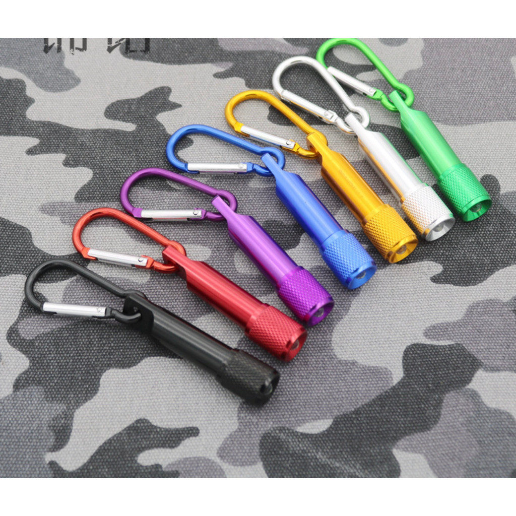 Móc khoá đèn pin mini siêu sáng ( có pin đi kèm)