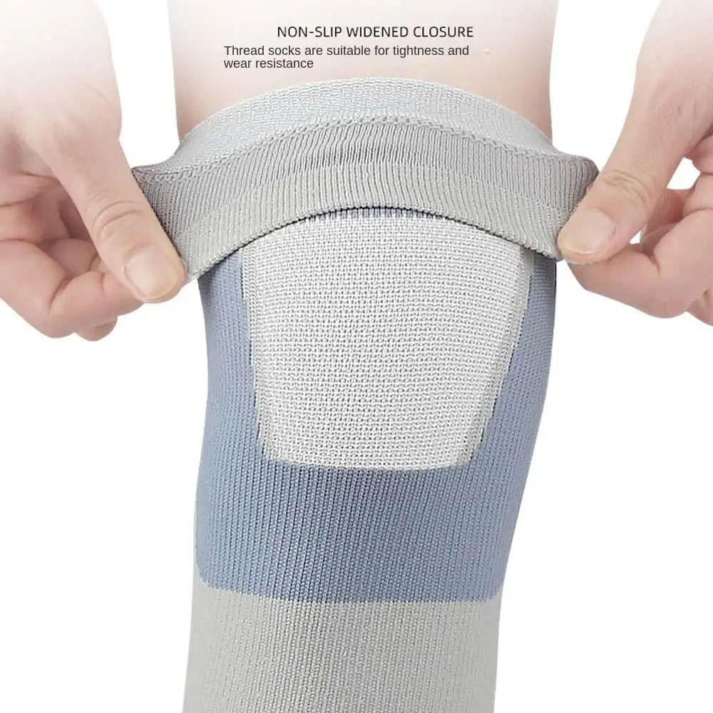 FUHUIOT - 1 Cặp Nẹp Đầu Gối Co Giãn, Miếng Lót Chống Trơn Trượt Từ Nylon, Hỗ Trợ Đầu Gối Nhẹ Nhàng Phù Hợp Tập Thể Dục
