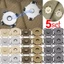 20 / 5 Bộ Nút Chụp Nam Châm - Nút Nam Châm 5 Màu - Khóa Hấp Phụ Mini - Nút Chụp Chốt Đóng - Dây Buộc Túi Quần Áo Dây - Dành Cho Túi Ví DIY Túi Xách Quần Áo