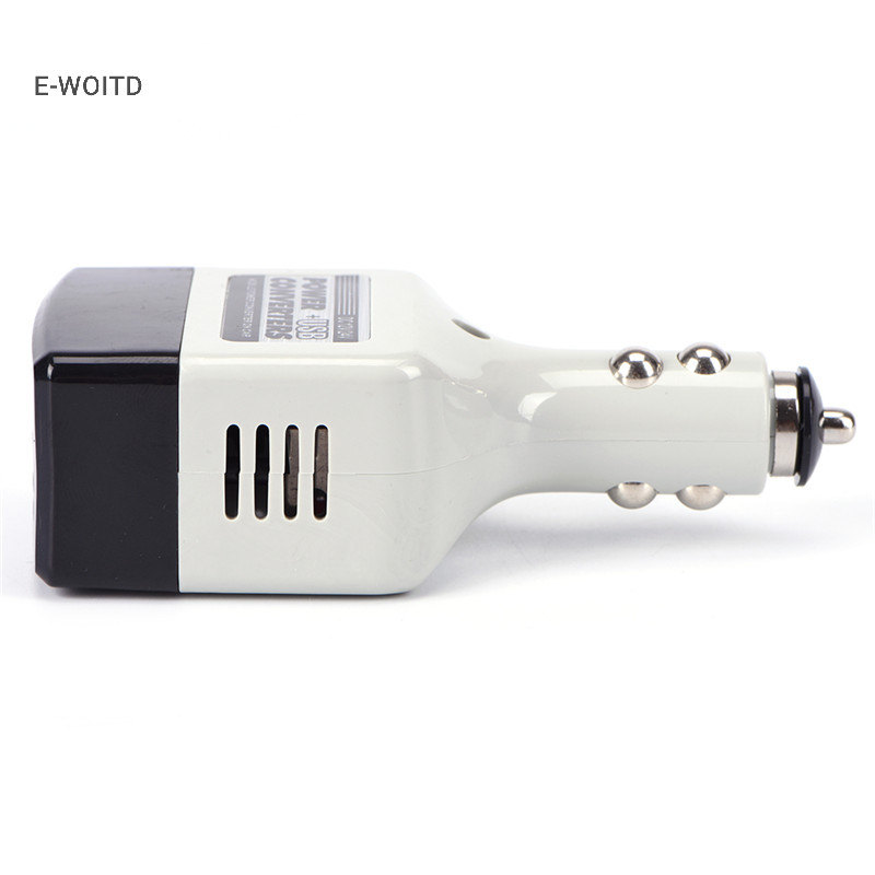 Bộ chuyển đổi sạc tự động E-WOITD Bộ chuyển đổi 12V sang AC 220V Nguồn sạc di động có USB HNVN