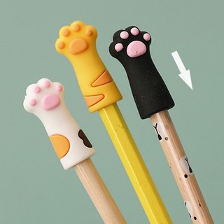 COLO 6 Miếng Silicone Bút Chì Mũ Bút Chì Mở Rộng Giá Đỡ Cho Học Sinh Lớp Học Phần Thưởng Trở Lại Đồ Dùng Học Tập