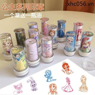 Công Chúa Series Họa Tiết Con Dấu Trẻ Em Hoạt Hình Con Dấu Mẫu Giáo Học Sinh Phần Thưởng Đồ Chơi Seal Elsa Bạch Tuyết Ngôi Sao
