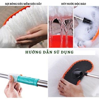 Chổi Rửa Xe Ô Tô Cán Dài Có Thể Kéo Dài Sợi Lau Bông Mềm Chổi Dài SUNND