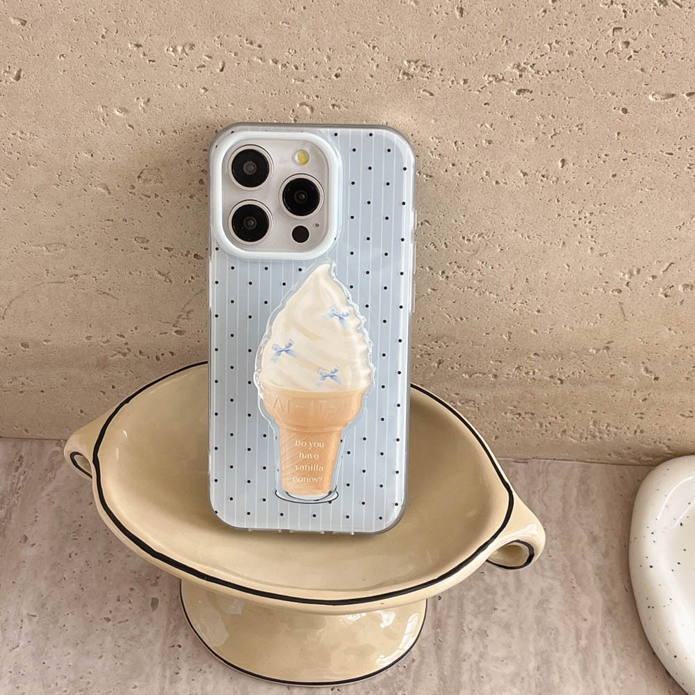 Vỏ cứng Tương thích với iPhone 12 12Pro 13 13Pro 13ProMax 14 14Pro 14ProMax 15 15Pro 15ProMax 16 16Pro 16ProMax Ốp họa tiết chấm xanh