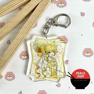 Móc khóa VOCALOID ver BÓNG BAY in hình rin len kaito miku luka meito anime chibi mica trong acrylic keyring dễ thương