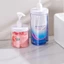 Hộp đựng chai bơm BRARAA, Hộp đựng xà phòng tắm miệng rộng, Chai tắm có thể đổ lại PET dung tích lớn 500 / 1000ml để làm kem dưỡng da dầu gội