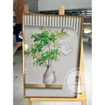 [Mã shopee 60K] Bộ 3 Tranh Tráng Gương Treo Tường Cao Cấp khung hợp kim Voi Con Trang Trí Phòng Khách, Phòng Ngủ CANVAS — ảnh 6
