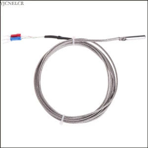 Cảm biến nhiệt độ cặp nhiệt điện loại K YJCNELCR 2m 0-600°C Đầu dò 5 * 30mm Thép không gỉ để đo lò hơi Tempera