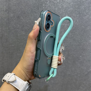 Đế Kim Loại Từ Arcylic Cứng Ốp Lưng 16 15 14 Promax Plus Matte Mang Lại Giá Đỡ Dây Treo Chống Sốc Điện Thoại Di Động Ốp Lưng Phụ Kiện