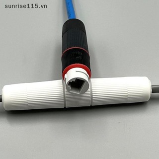 Srvn 1 Đầu nối Docking RJ45 Mạng Ethernet Đầu nối IP67 chống nước thẳng Bộ mở rộng cáp mạng băng thông rộng ngoài trời.