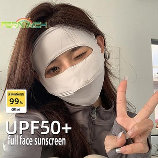 [Fernweh] Mặt nạ mùa hè Phần mỏng Mặt nạ chống nắng toàn mặt Uv Thời trang ngoài trời Mặt nạ lụa băng thoáng khí Mặt Kini [MỚI]