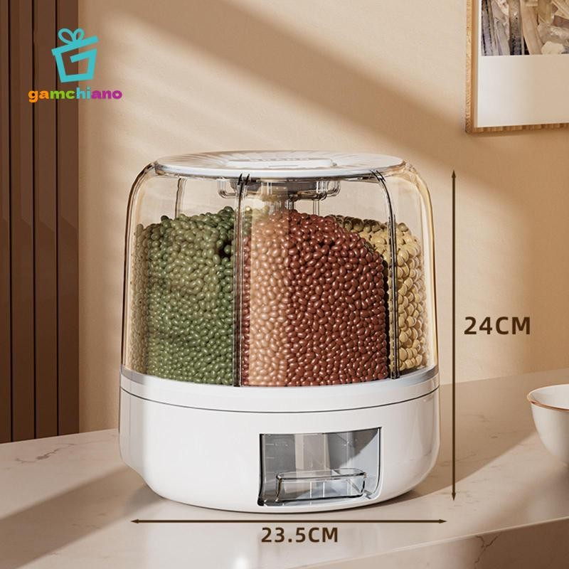 Hộp đựng thực phẩm, Hộp đựng thực phẩm, 6 ngăn, Xô đựng gạo, Cơm