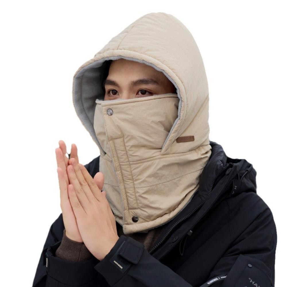 Mũ ấm CPINCP, Mũ len 4 trong 1 ấm áp, Máy sưởi cổ Cotton xuống Unisex