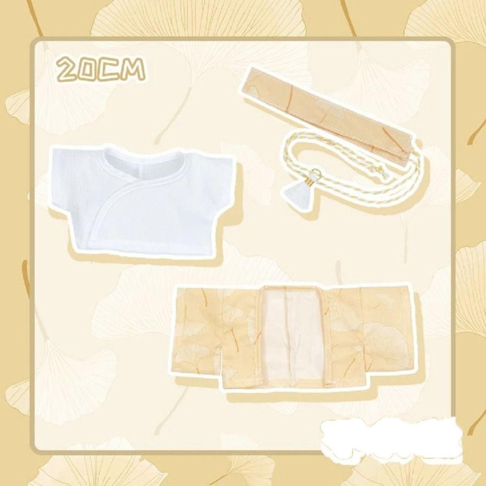 Dayone 3 cái / bộ Quần áo búp bê 20CM, Kimono thời trang Kawaii Nhật Bản, Phụ kiện trang phục chất lượng cao mát mẻ đáng yêu
