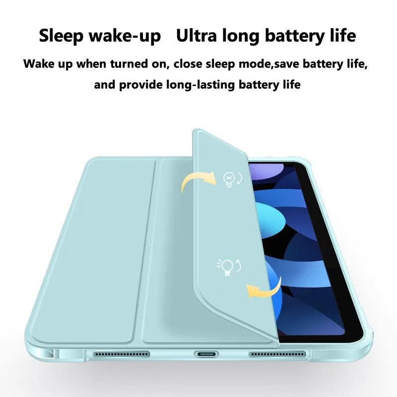 Ốp lưng RedMi Pad Pro 12.1 inch có chân đế gấp ba chân Xiaomi Poco Pad 12.1 Vỏ cho RedMi Pad SE 11 inch 8.7 inch 4G 2024 Vỏ máy tính bảng