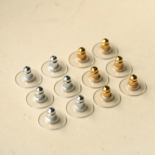 Phim không đổi màu cấp thực phẩm, nút tai Frisbee, nút tai, mũ tai, DIY bông tai, trang sức tai, vật liệu bông tai bán buôn, túi may mắn