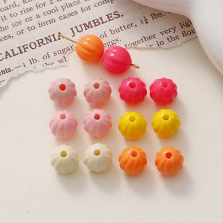 10mm Macaron Màu Dễ Thương Ngọt Đục Lỗ Đính Hạt Rời Vòng Tay Vòng Cổ Bông Tai DIY Trang Sức Handmade Chất Liệu