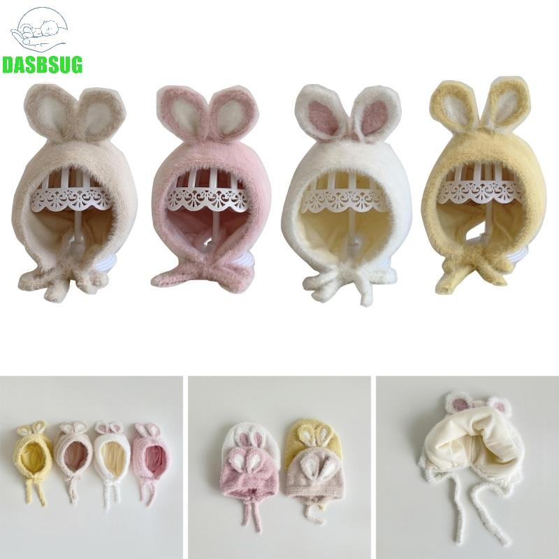 Dasbsug Mũ trẻ em thời trang Máy sưởi tai mềm có thiết kế có thể điều chỉnh Mũ sang trọng cho bé