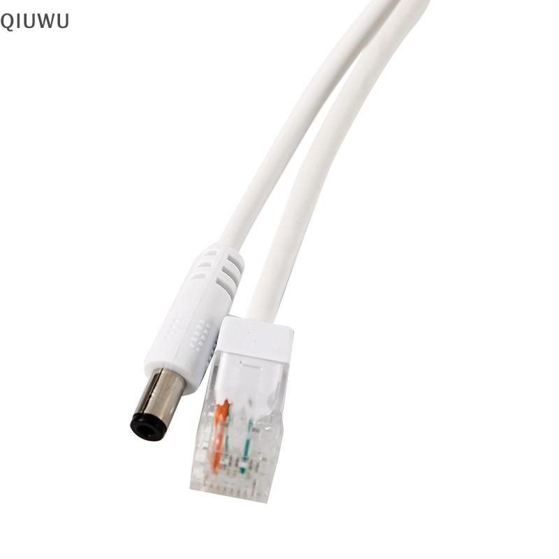 Qiuwu 48V đến 12V POE Splitter Bộ chuyển đổi chống nước Mô-đun cấp nguồn cáp Camera IP.