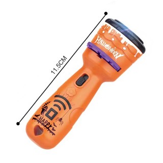 Đèn pin chiếu Halloween Sáng tạo Lễ hội Halloween Đèn chiếu cho đồ dùng dự tiệc Đạo cụ khí quyển