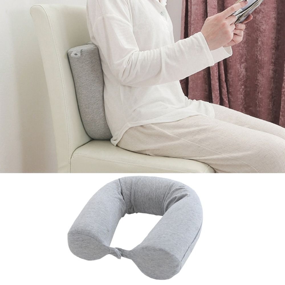 Gối hình chữ U JEREMY, Gối du lịch có khả năng phục hồi chậm hình trụ, Gối cổ có thể gập lại trong gia đình