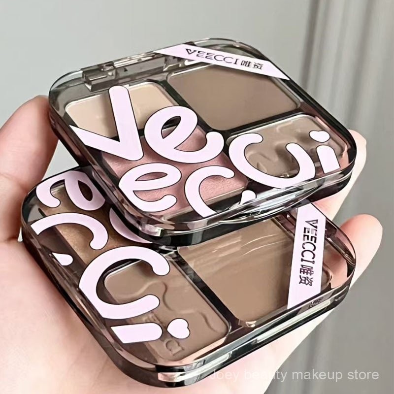 VEECCI Điểm Nổi Bật Kết Hợp Đĩa Sửa Đổi Mặt Blush Mũi Bóng Làm Sáng Nước Mắt Yên Tĩnh Mặt Tự Nhiên Nổi Bật Đĩa Kết Hợp 1N3N